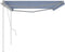 vidaXL - Luifel - handmatig - uittrekbaar - met - palen - 5x3,5 - m - blauw - en - wit