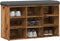 vidaXL - Schoenenbank - 82x32x50 - cm - bewerkt - hout - oud - houtkleurig