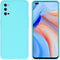 iMoshion Hoesje Geschikt voor Oppo Reno4 5G Hoesje Siliconen - iMoshion Color Backcover - Mintgroen