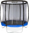 AMIGO Trampoline Deluxe - Met Veiligheidsnet en Veilige Rand - Rond 244 cm - Blauw