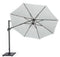 Platinum - Zweefparasol Solarflex Zijwaarts Kantelbaar (T2) wit dia. 350 cm zonwering