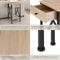 tectake® Bijzettafel Dayton - Bijzettafel met lade en 2 planken - Industrieel design - Lichtbruin - Afmeting (LxBxH) 35 x 35 x 70,5 cm