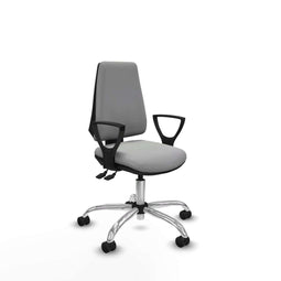 Piqueras y Crespo BFN056N - Bureaustoel - Hoogteverstelbaar - Lichtgrijs
