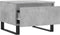 vidaXL - Salontafel - 50x46x35 - cm - bewerkt - hout - betongrijs