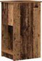 vidaXL - Computertorenstandaard - met - lade - 35x45x77 - cm - oud - houtkleurig