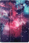 iMoshion Tablet Hoes Geschikt voor Huawei MediaPad T5 10.1 inch - iMoshion Design Trifold Bookcase - Meerkleurig / Paars /Space