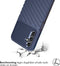 iMoshion Hoesje Geschikt voor Samsung Galaxy A14 (5G) / A14 (4G) Hoesje Siliconen - iMoshion Thunder Backcover - Donkerblauw