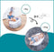 Babymoov doomoo nid - baby transat - evolutif & multifunction pouf van geboorte - zilverbloem