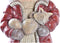 Kerstversiering DKD Home Decor Polyester Hars Kinderen (15 x 12 x 35 cm) (2 Stuks)