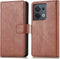iMoshion Hoesje Geschikt voor Oppo Reno 8 5G Hoesje Met Pasjeshouder - iMoshion Luxe Bookcase - Bruin
