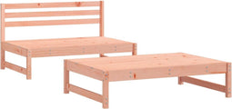 vidaXL - 2-delige - Loungeset - massief - douglashout