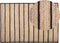 KARADONA - Laagpolig vloerkleed - Zwart - 140 x 200 cm - Jute