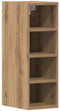 vidaXL - Hangkast - Riga - 20x29,5x60 - cm - bewerkt - hout - artisanaal - eikenkleur