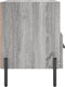 vidaXL - Nachtkastje - 40x35x47,5 - cm - bewerkt - hout - grijs - sonoma - eikenkleur