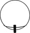 HV ROUND HANGING HOLDER CANDLE BLACK