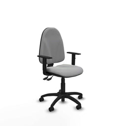 Piqueras y Crespo B1D01RP - Bureaustoel - Verstelbare hoogte met armleuning - Lichtgrijs