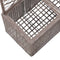 vidaXL - Latwerkplantenbak - verhoogd - met - potten - 83x30x130 - cm - rattan - bruin