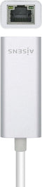Ethernet to USB adapter Aisens Conversor USB 3.0 A Ethernet Gigabit 10/100/1000 Mbps, 15 cm White 15 cm
