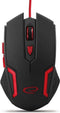 Esperanza EGM205R - Muis - 6 knoppen - 2400 dpi - Rood