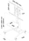 Neomounts by Newstar PLASMA-M2000E trolley - t/m 85