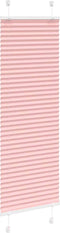vidaXL - Plissé - rolgordijn - 45x100 - cm - stofbreedte - 44,4 - cm - polyester - roze