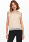 ONLY ONLDALILA - Dames Top - Knoopsluiting achterzijde - Kanten details - Maat S