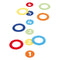 Goki Hoopla game with 6 felt rings bar H: 14 cm