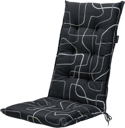 Madison Tuinstoelkussen hoge rug 50x123 cm Joah grey