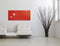 Sigel glasmagneetbord - Artverum - 91x46cm - rood - SI-GL147