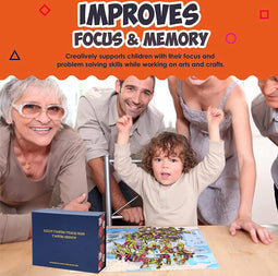 Artifact Houten Vlinderpuzzel 100 Stukjes - Artistiek & Milieuvriendelijk Speelgoed