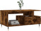 vidaXL - Salontafel - 90x49x45 - cm - bewerkt - hout - gerookt - eikenkleurig