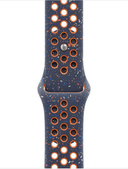 Apple MUUT3ZM/A - Bandje voor Apple Watch 38 mm 40 mm 41 mm - Ventilatie en uniek patroon - Blauw