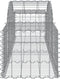 vidaXL - Schanskorven - 20 - st - gewelfd - 200x50x40/60 - cm - ijzer