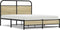 vidaXL - Bedframe - zonder - matras - bewerkt - hout - sonoma - eikenkleur - 120x200cm