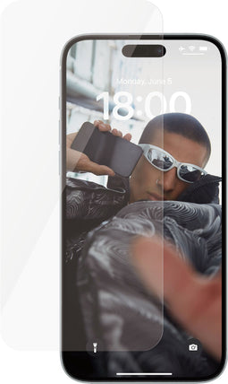 PanzerGlass SAFE - Screen Protector - 9H gehard glas - Ultra-Wide Fit (Apple - iPhone 15 Plus)