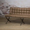 Tower living Barcelona bench 155 - fabric cherokee 9 brown