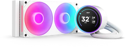 NZXT Kraken Elite 240 - AIO CPU Koeler - 10% Koelboost met RGB-scherm - Wit (2024)