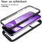 iMoshion Hoesje Geschikt voor iPhone 14 Pro Hoesje - iMoshion 360° Full Protective Case - Zwart / Transparant