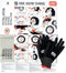 Carpoint KNS-80 - Sneeuwkettingen 9mm - Goede grip op sneeuw (2 stuks)