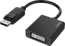 Hama 00200336 - DisplayPort naar DVI-I kabel - Ultra-HD 4K 4096x2160 - Zwart