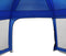 vidaXL - Zwembadtent - afneembare - buitentent - gaaswanden - azuurblauw