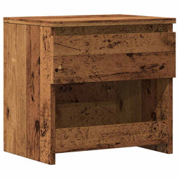 vidaXL - Nachtkastje - 40x30x39 - cm - bewerkt - hout - oud - houtkleurig