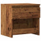 vidaXL - Nachtkastje - 40x30x39 - cm - bewerkt - hout - oud - houtkleurig