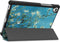 iMoshion Tablet Hoes Geschikt voor Lenovo Tab M8 FHD / Tab M8 - iMoshion Design Trifold Bookcase - Groen / Meerkleurig /Green Plant