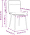 vidaXL - Eetkamerstoelen - 2 - st - fluweel - lichtgroen