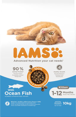 Iams Cat Kitten Ocean Fish 10 kg