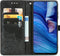 iMoshion Hoesje Geschikt voor Xiaomi Redmi Note 10 (5G) Hoesje Met Pasjeshouder - iMoshion Mandala Bookcase - Zwart