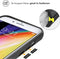 iMoshion Hoesje Geschikt voor iPhone SE (2022) / SE (2020) / 8 / 7 Hoesje - iMoshion Rugged Hybrid Case - Zwart / Transparant