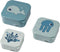 Done by Deer Sea friends SET rietjes beker + 3 Snackdoosjes - Blue - Drinkfles - Snack doos