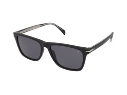 David Beckham DB 1092/S - Zonnebril - Grijze lenzen - Zwart